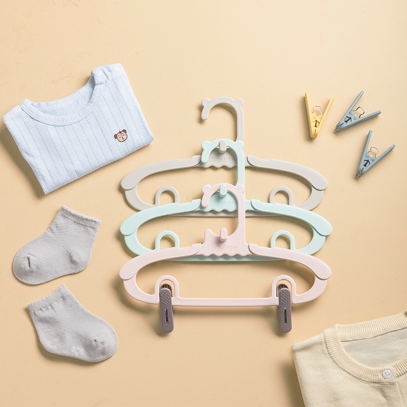 Baby Nursery Uniform - 10Pcs Baby Clothes Hangers Adjustable Baby