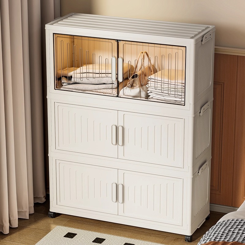 Baby Nursery Uniform - Kids Wardrobe Closet Storage Cabinet Multi