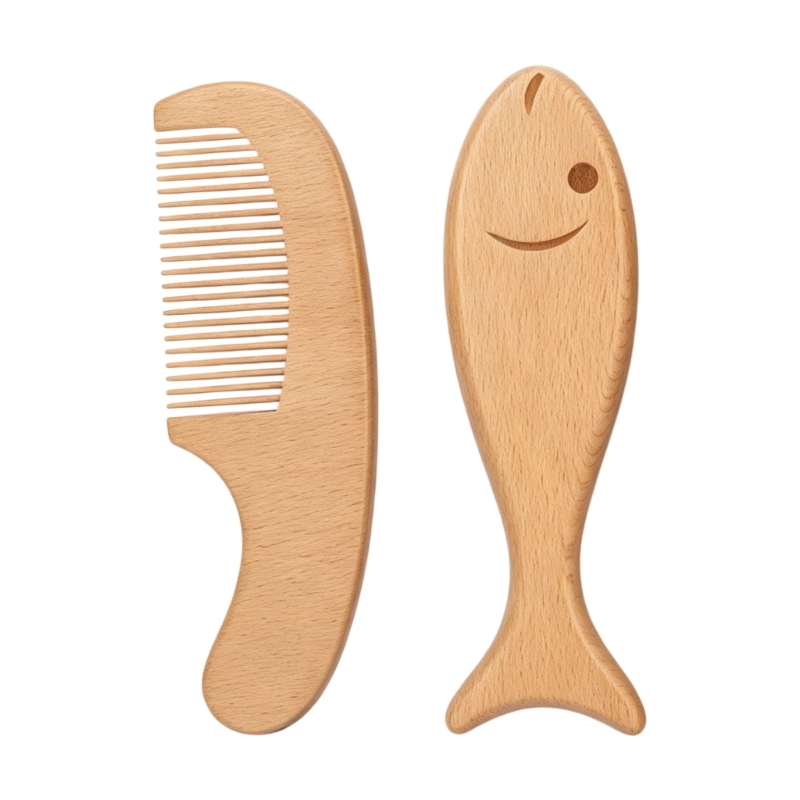 Baby Nursery Sets - Infant Comb and Brush Grooming Set,