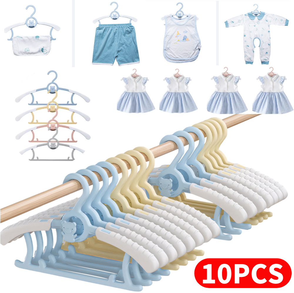 Baby Nursery Uniform - 10Pcs Extendable Baby Nursery Closet Hanger