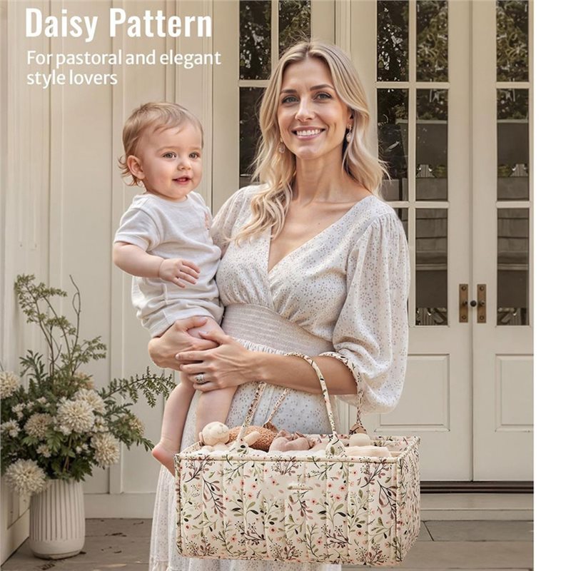 BEDW-Nursery Floral Diaper Cad - Baby Nursery Must Haves ulasan dan harga