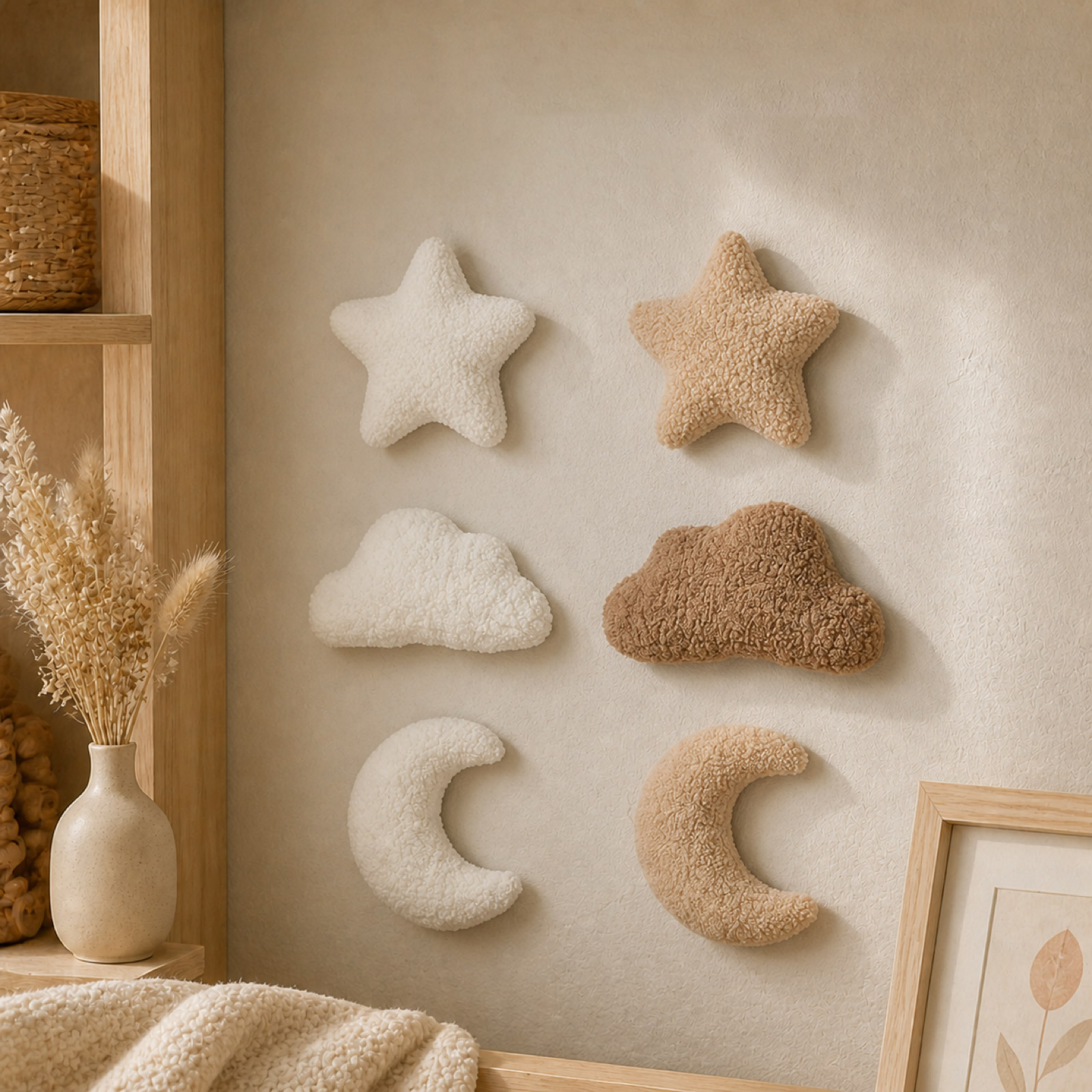 3D Plush Nursery Wall Decor Se - Baby Nursery Accent Wall ulasan dan harga