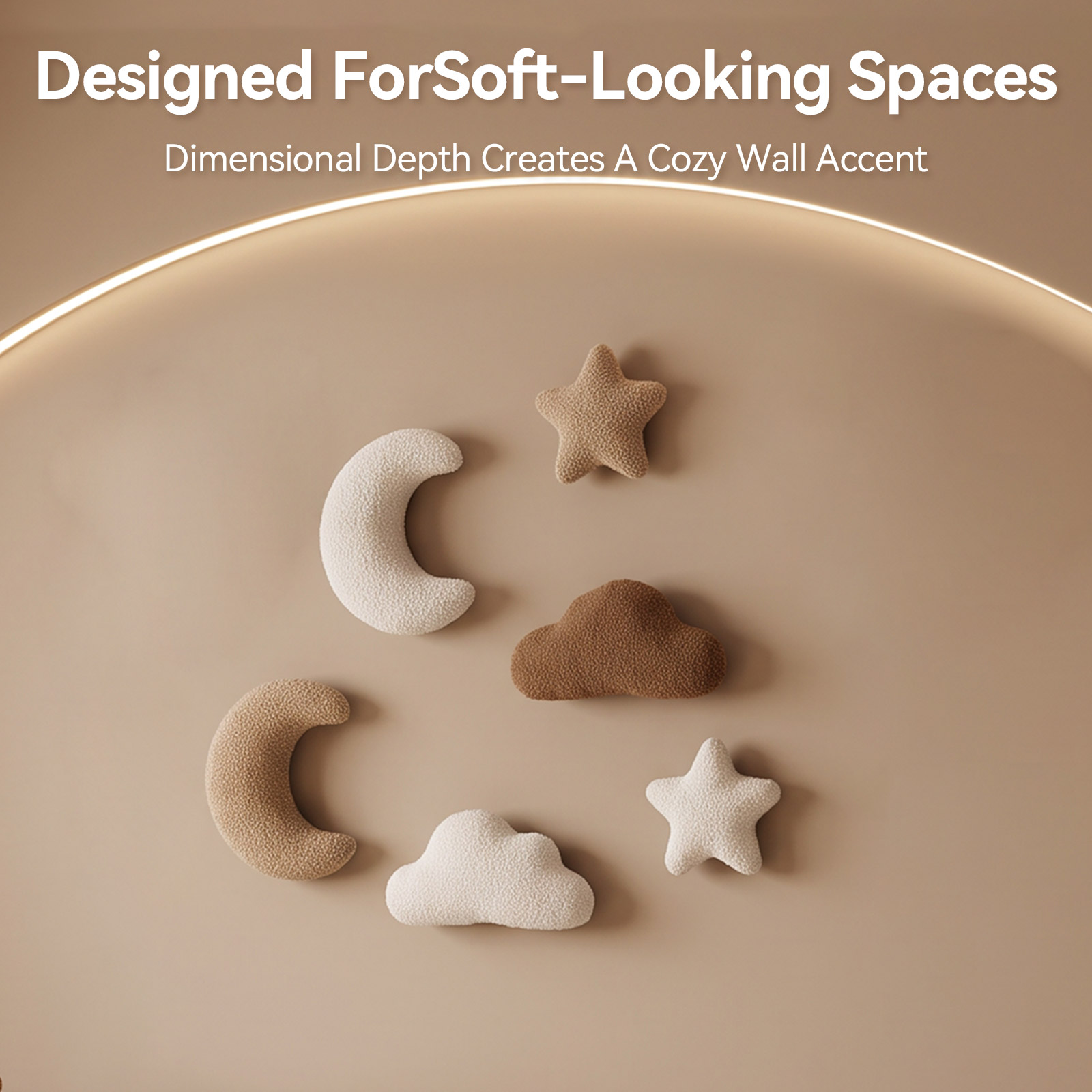 3D Plush Nursery Wall Decor Se - Baby Nursery Accent Wall ulasan dan harga