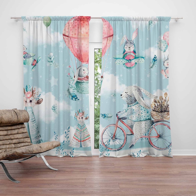 Little Bunny Nursery Curtain K - Baby Nursery Youtube ulasan dan harga