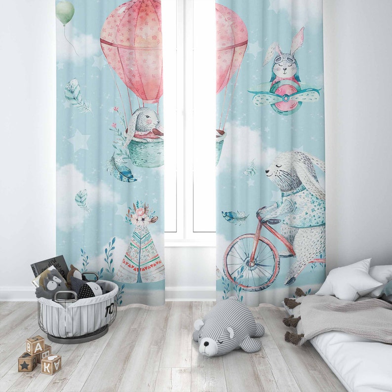 Little Bunny Nursery Curtain K - Baby Nursery Youtube ulasan dan harga