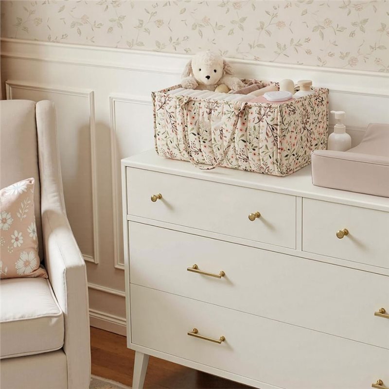 WOTT-Stylish Floral Diaper Cad - Baby Nursery Must Haves ulasan dan harga