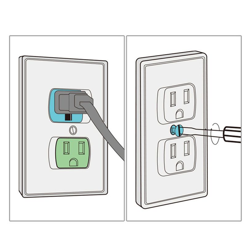 Y42A-12-Pack Safety Self-Closi - Outlet Cover Childproof ulasan dan harga
