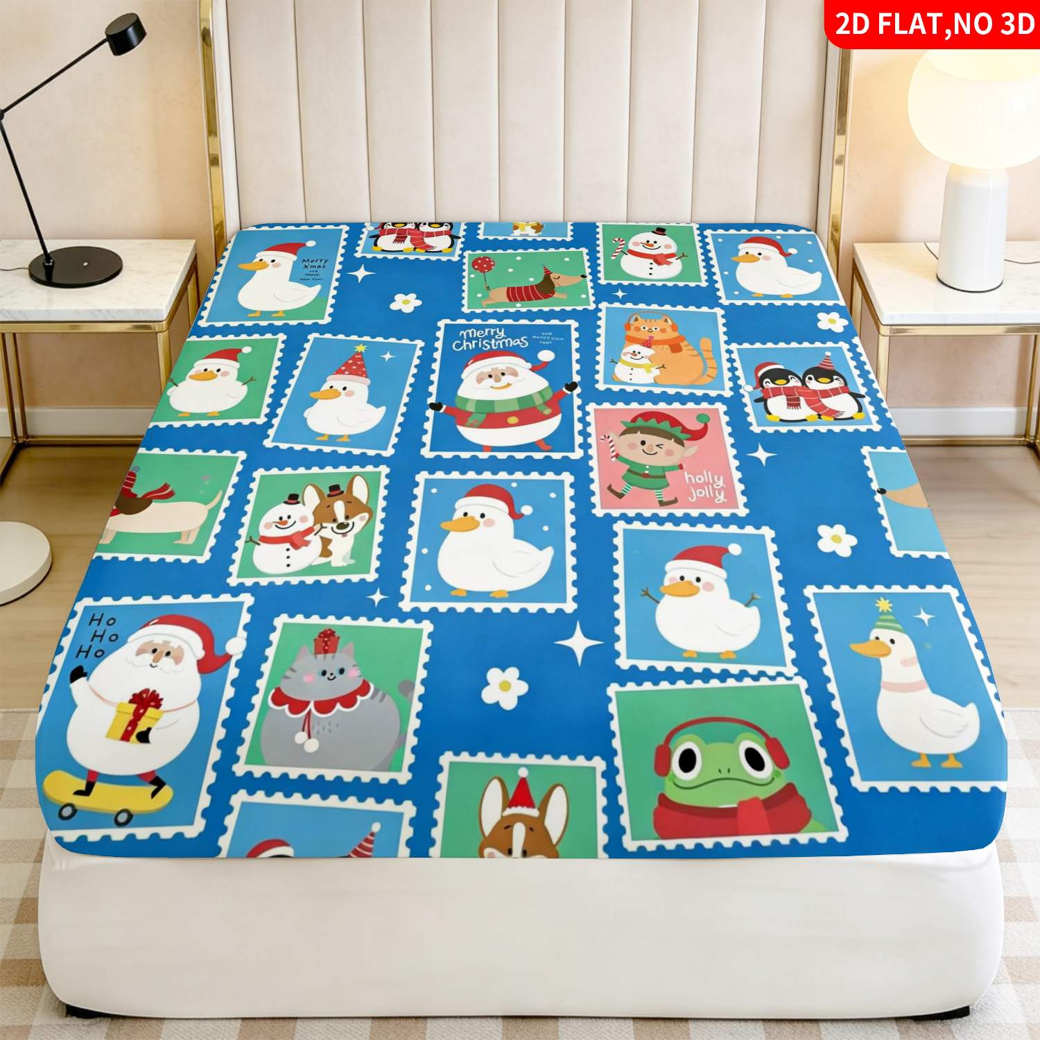Christmas Animal Stamp Pattern - Baby Nursery Animal Theme ulasan dan harga