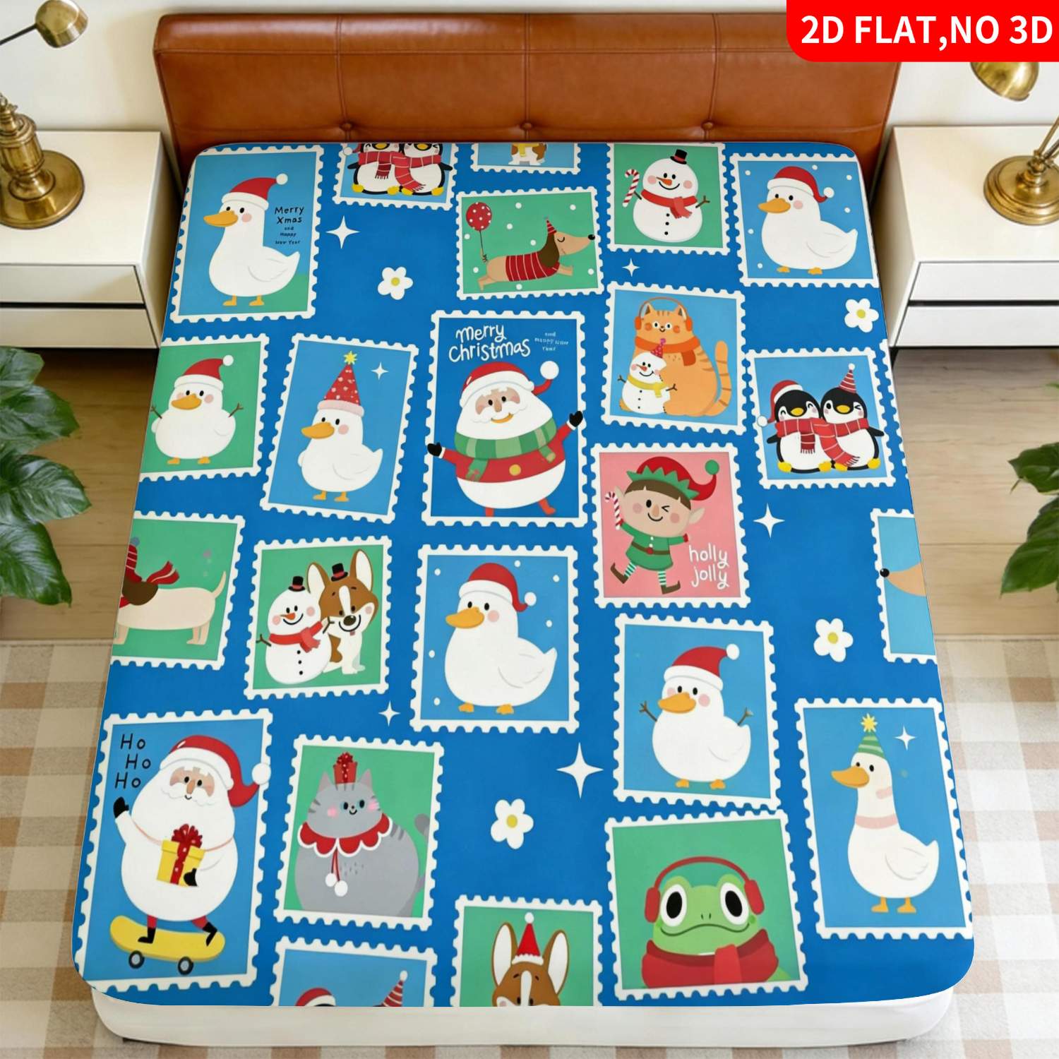 Christmas Animal Stamp Pattern - Baby Nursery Animal Theme ulasan dan harga