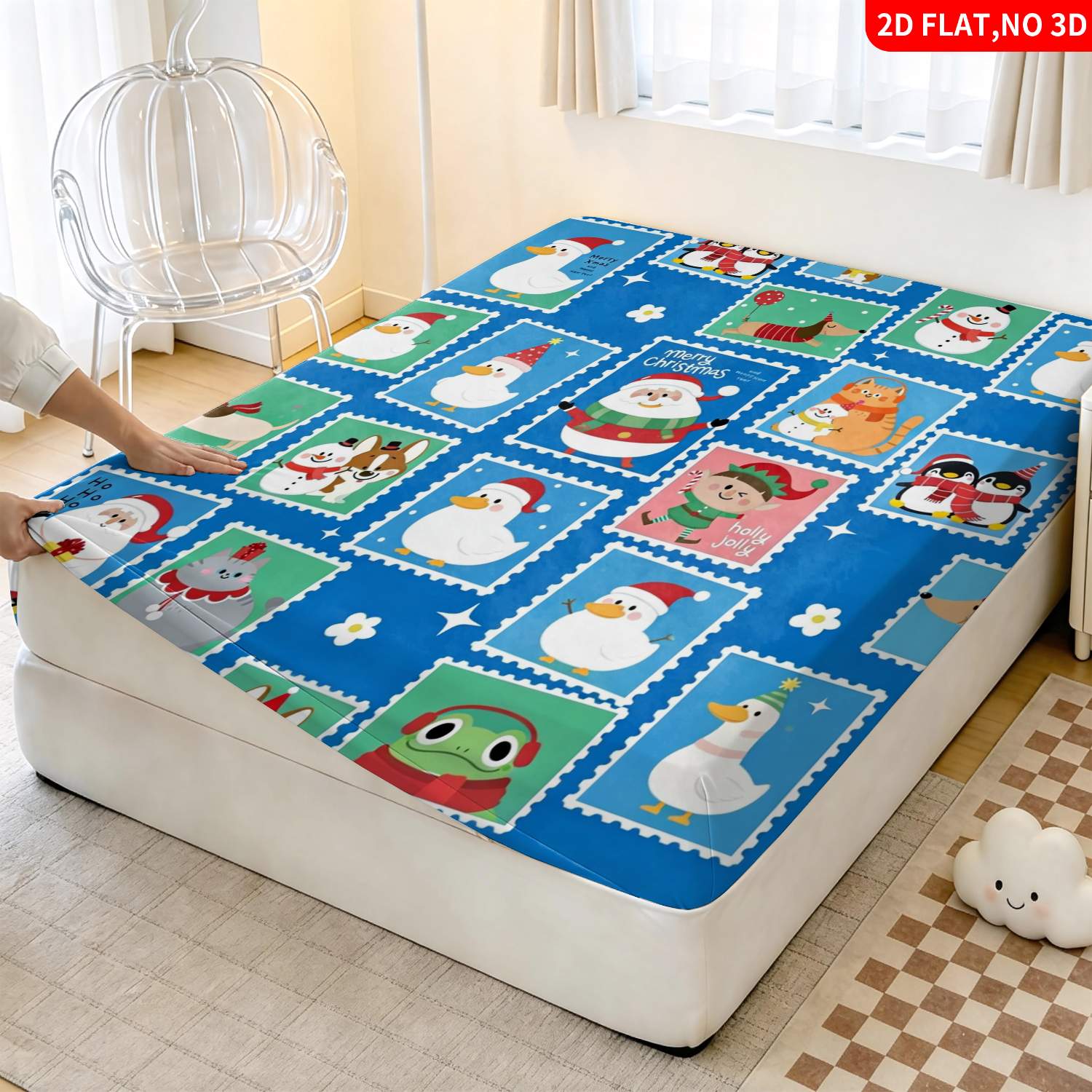 Christmas Animal Stamp Pattern - Baby Nursery Animal Theme ulasan dan harga