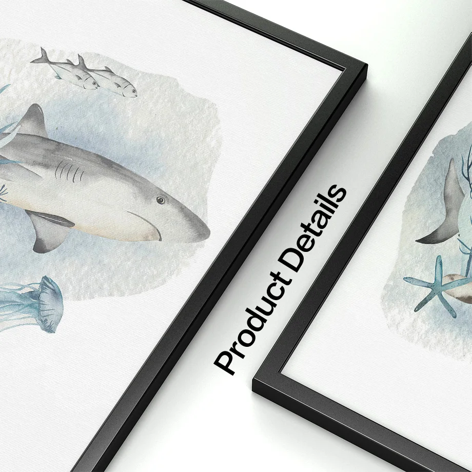 Posters And Prints Whale Fish  - Baby Nursery Animal Pictures ulasan dan harga
