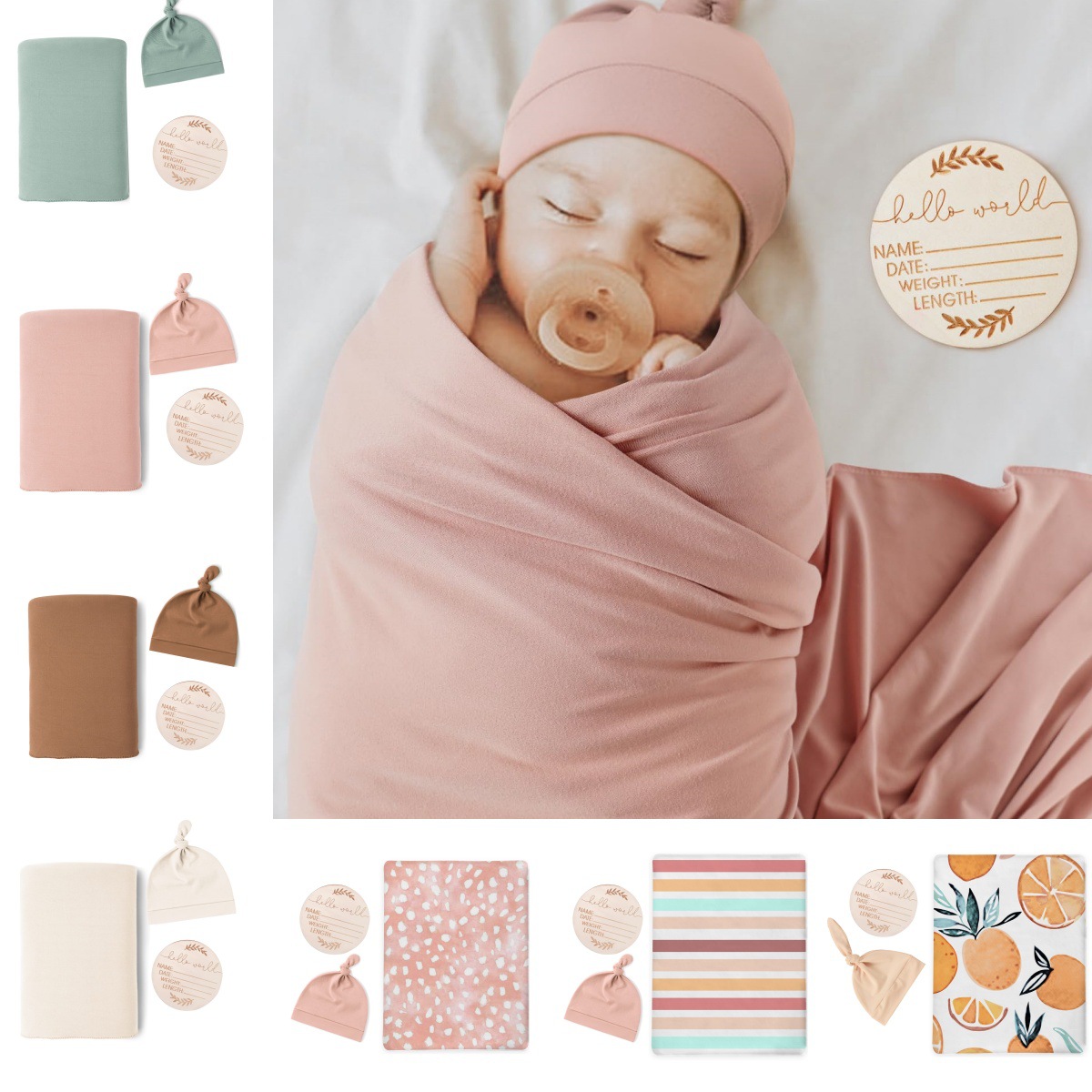 Newborn Baby Receiving Blanket - Baby Nursery Sets ulasan dan harga