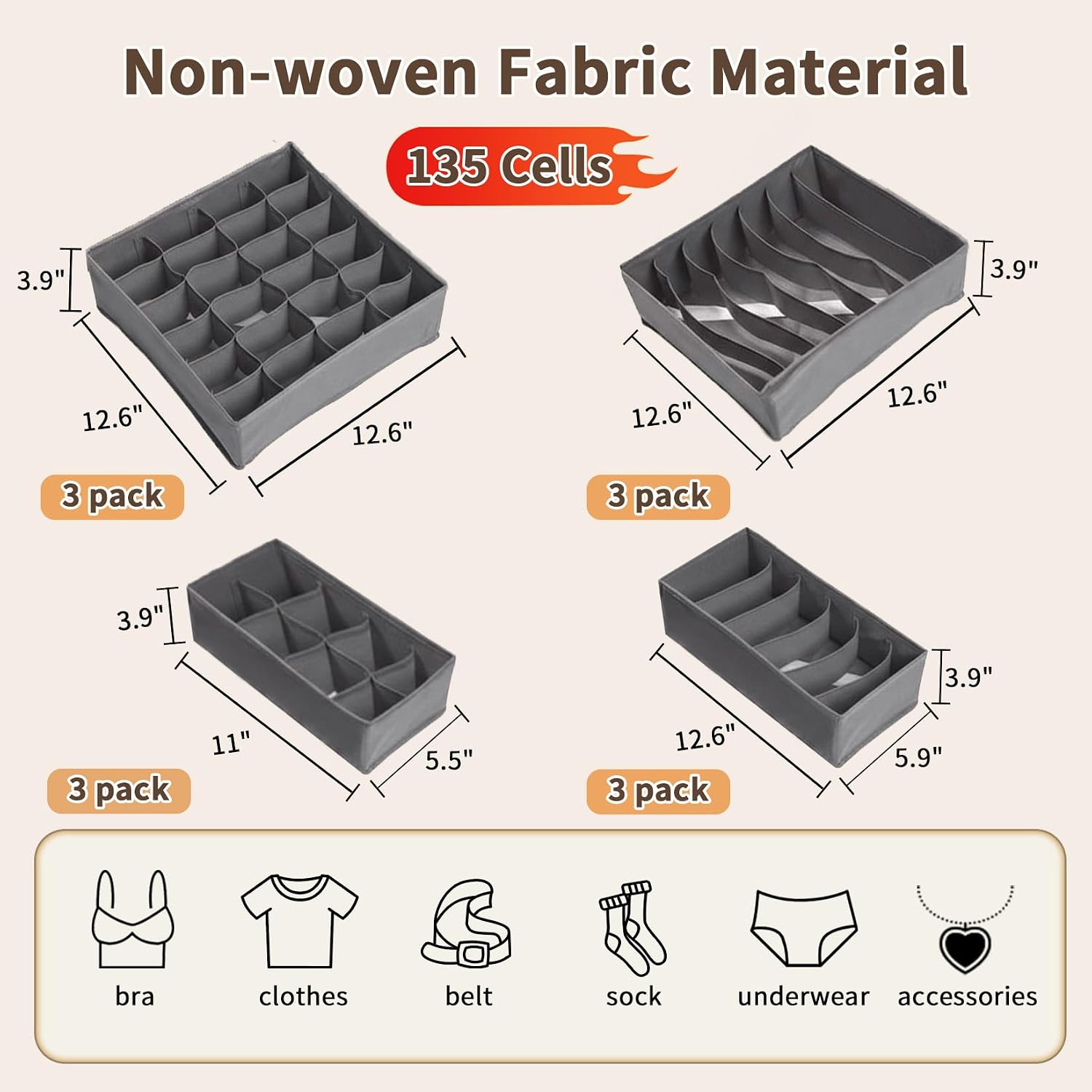 Garvee Home Space-Saving 12Pac - Baby Nursery Uniform ulasan dan harga