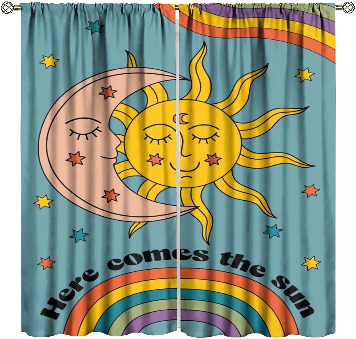 Celestial Sun and Moon Rainbow - Baby Nursery Youtube ulasan dan harga