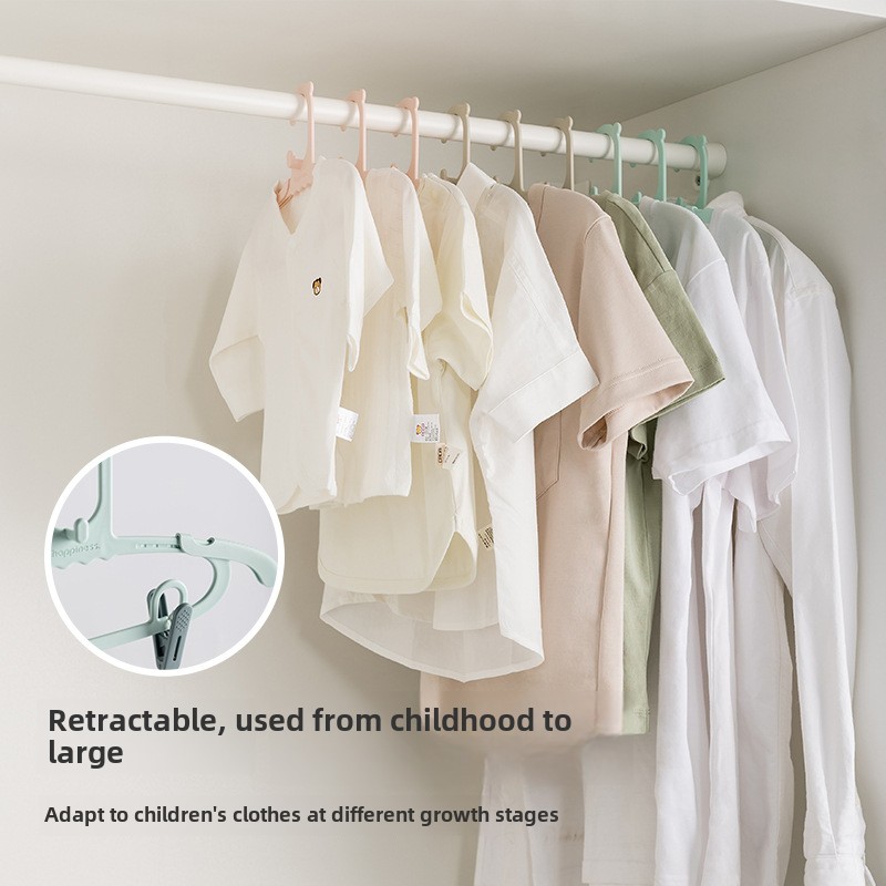 10Pcs Baby Clothes Hangers Adj - Baby Nursery Uniform ulasan dan harga