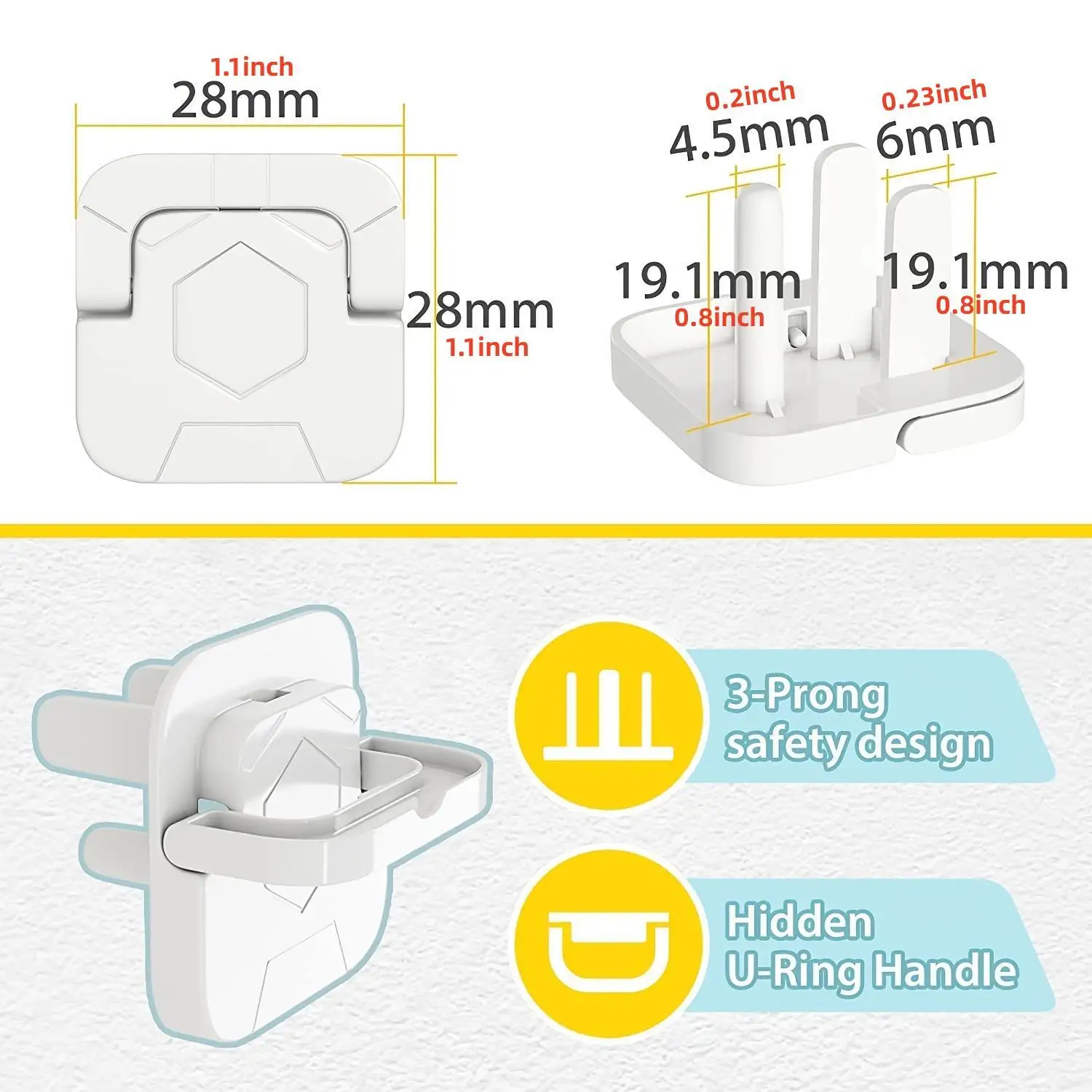 1/3/5/10/20Pcs Baby Safety Out - Outlet Cover Childproof ulasan dan harga