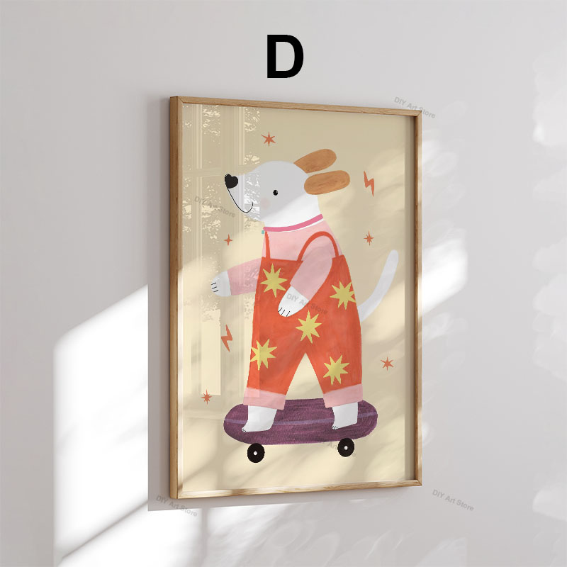 Funny Cartoon Animal Nursery W - Baby Nursery Animal Pictures ulasan dan harga