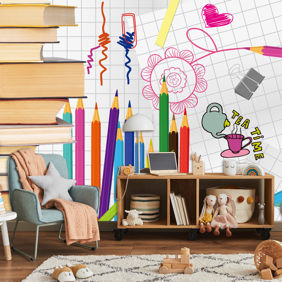 Custom Easy to Apply Peel and  - Baby Nursery Mural Wallpaper ulasan dan harga
