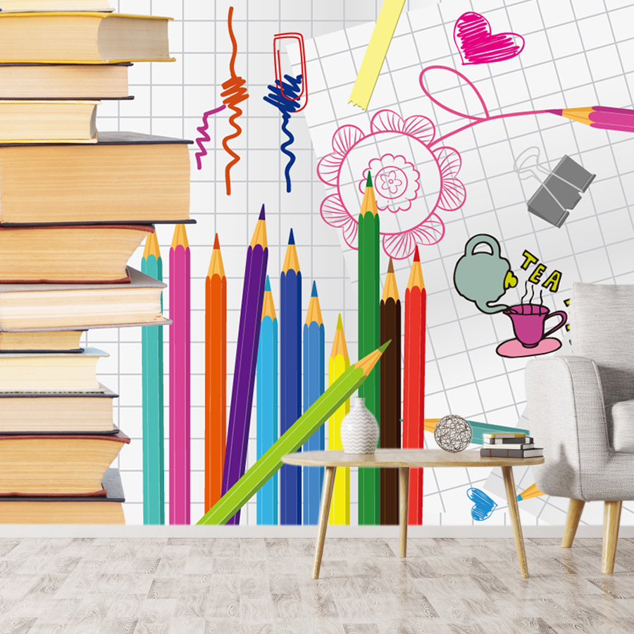 Custom Easy to Apply Peel and  - Baby Nursery Mural Wallpaper ulasan dan harga