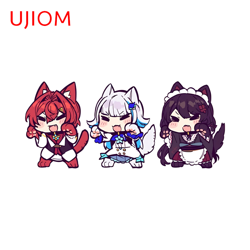 UJIOM Chibi Hololive Three Gir - Baby Nursery Wallpaper Girl ulasan dan harga