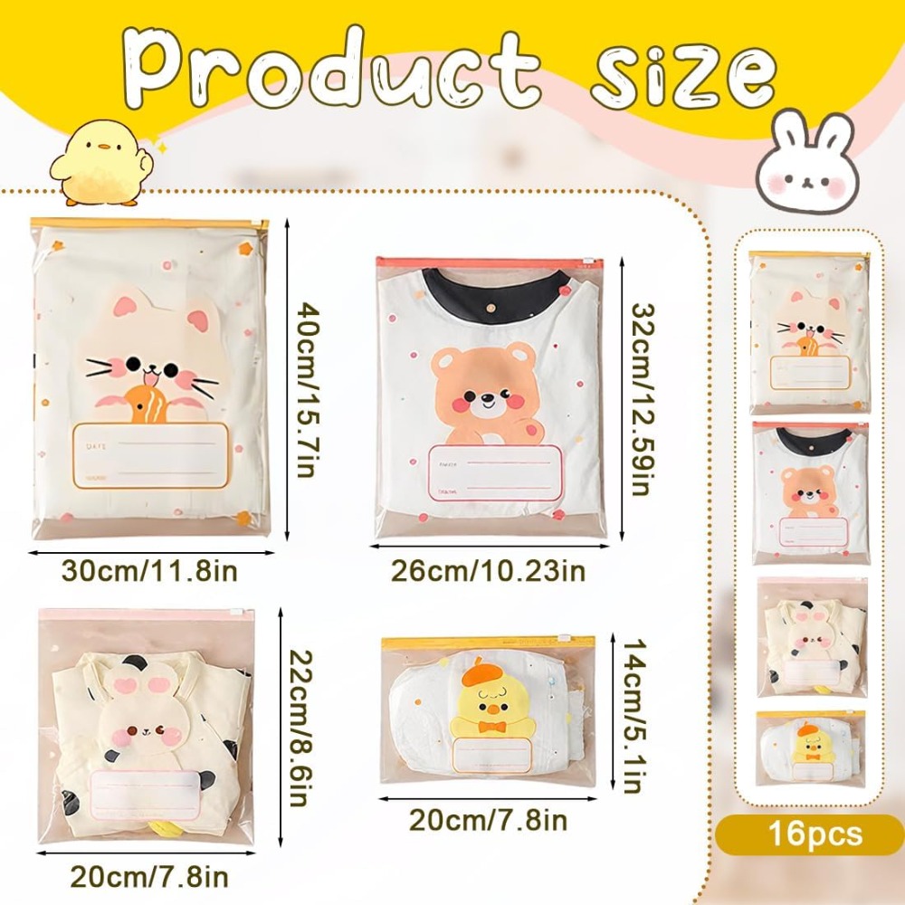 5Pcs Cartoon Multi Size Baby C - Baby Nursery Uniform ulasan dan harga