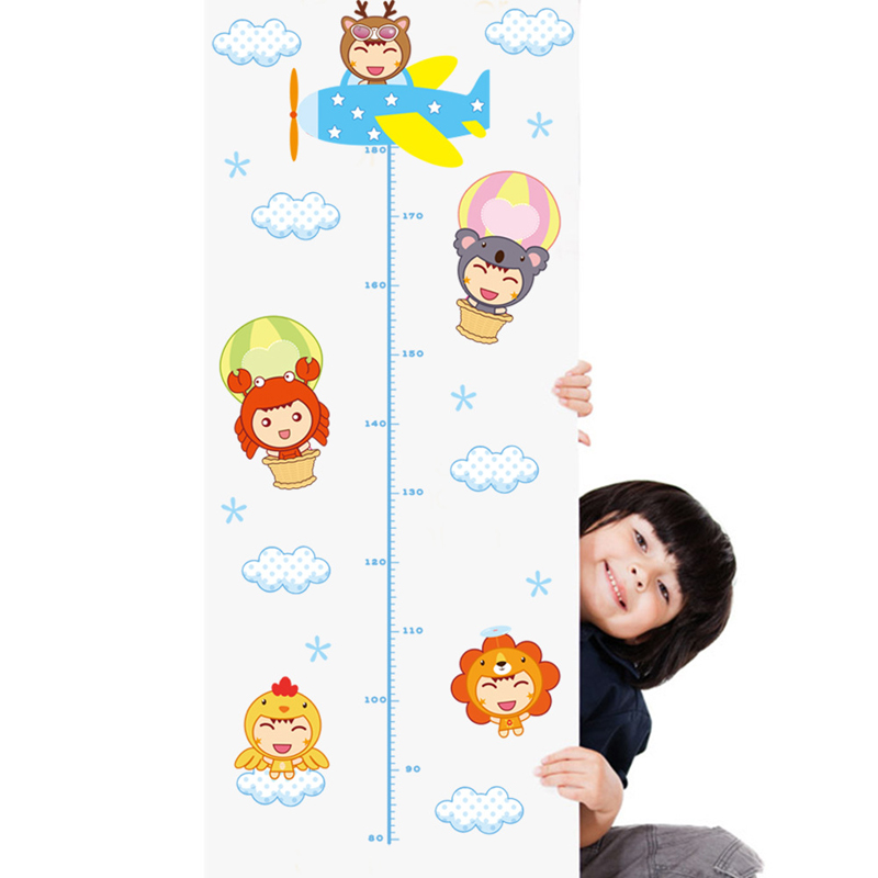 Cartoon Children Height Wall S - Baby Nursery Mural Wallpaper ulasan dan harga