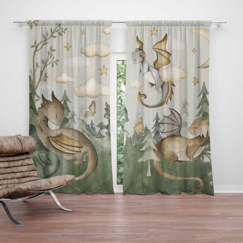 Little Dragon Nursery Curtains - Baby Nursery Youtube ulasan dan harga