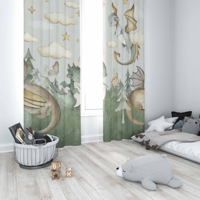 Little Dragon Nursery Curtains - Baby Nursery Youtube ulasan dan harga