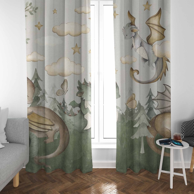 Little Dragon Nursery Curtains - Baby Nursery Youtube ulasan dan harga