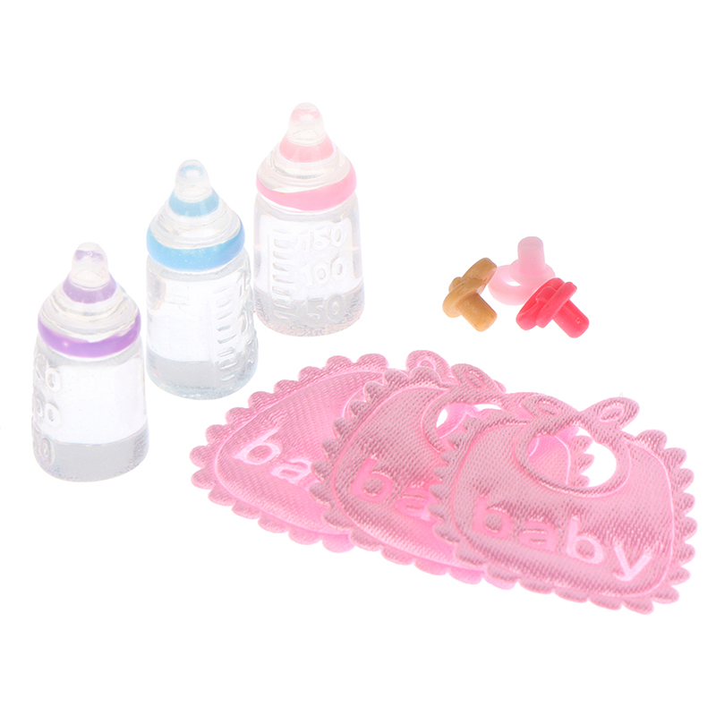 3PCS 1:12 Dolls House Miniatur - Baby Nursery Sets ulasan dan harga