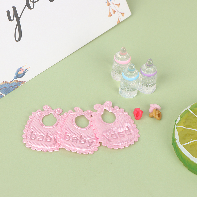 3PCS 1:12 Dolls House Miniatur - Baby Nursery Sets ulasan dan harga