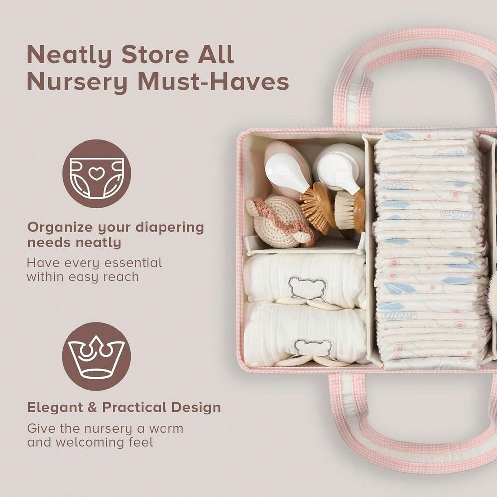 Diaper Caddy Organizer With Ha - Baby Nursery Must Haves ulasan dan harga