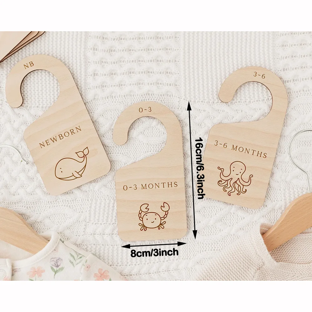 Set of 6 Baby Wardrobe Divider - Baby Nursery Uniform ulasan dan harga