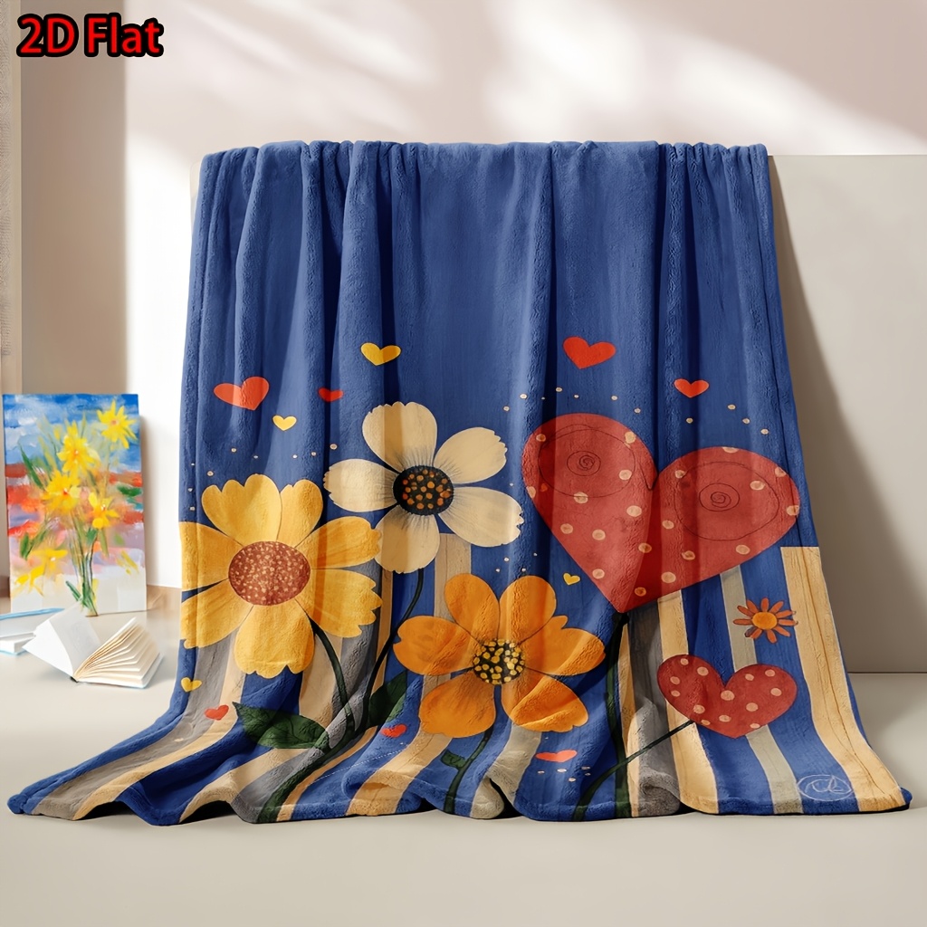 Boho Floral Heart Pattern Thro - Baby Nursery Accent Wall ulasan dan harga