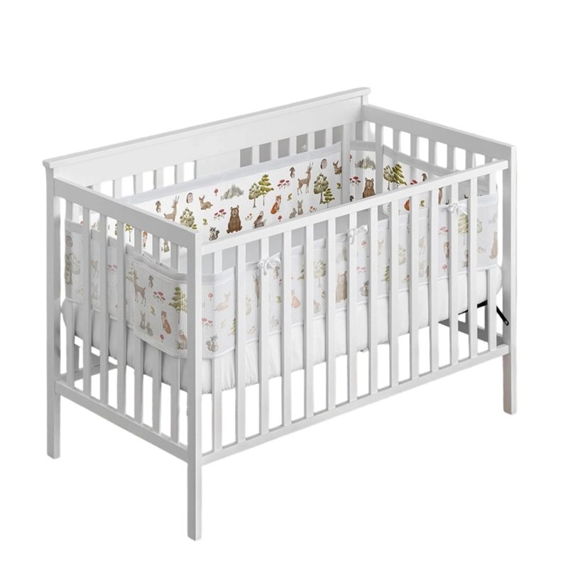 WOWFU-Breathable Mesh Crib Lin - Baby Nursery Sets ulasan dan harga