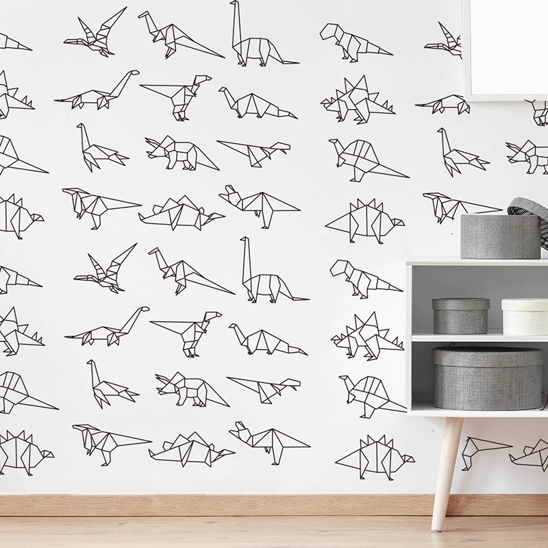 Cute Origami Dinosaurs Animal  - Baby Nursery Zoo Animals ulasan dan harga
