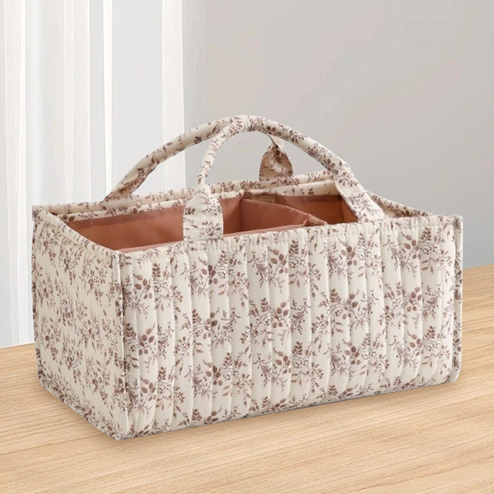 Floral Diaper Caddy Organizer  - Baby Nursery Must Haves ulasan dan harga