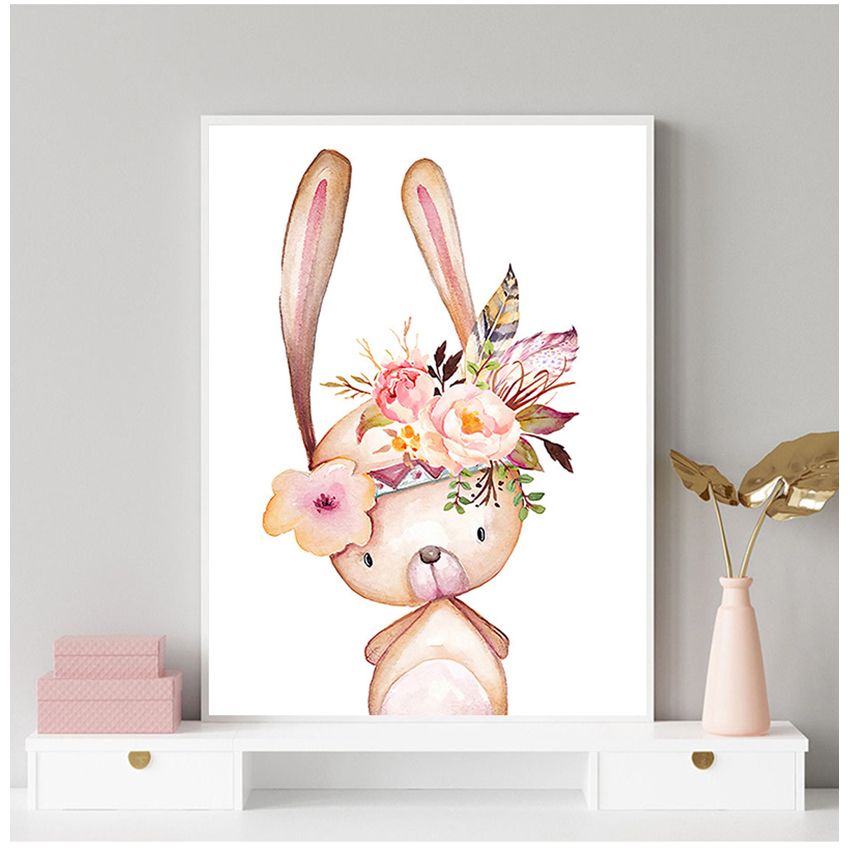 Baby Room Wall Art Canvas Pict - Baby Nursery Animal Pictures ulasan dan harga