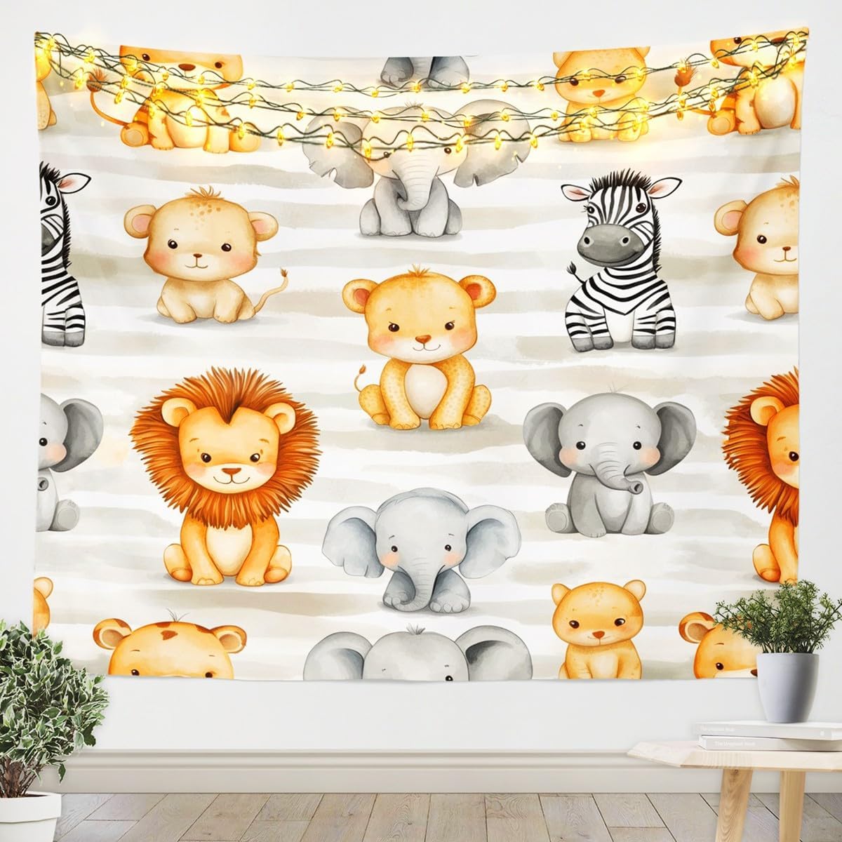 Cute Safari Jungle Animals Tap - Baby Nursery Zoo Animals ulasan dan harga
