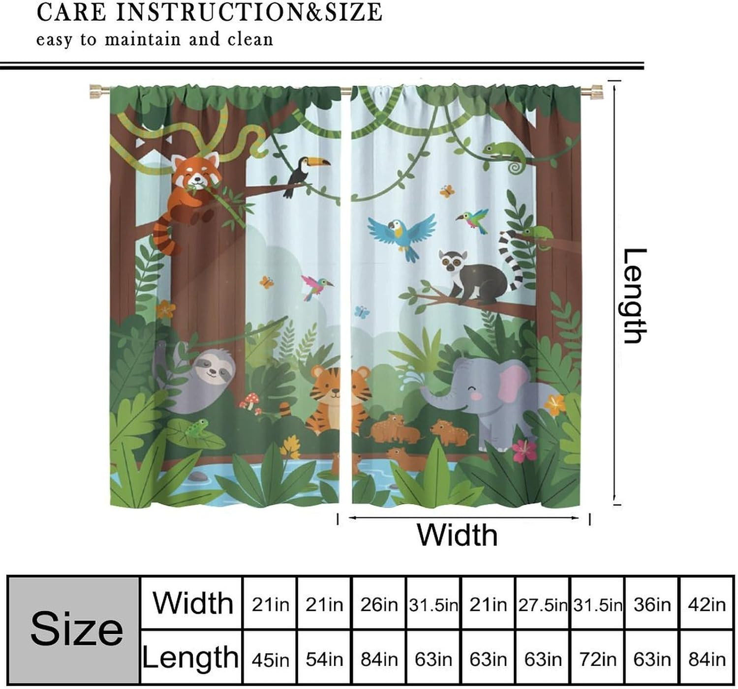 Aesthetic Tropical Jungle Anim - Baby Nursery Youtube ulasan dan harga