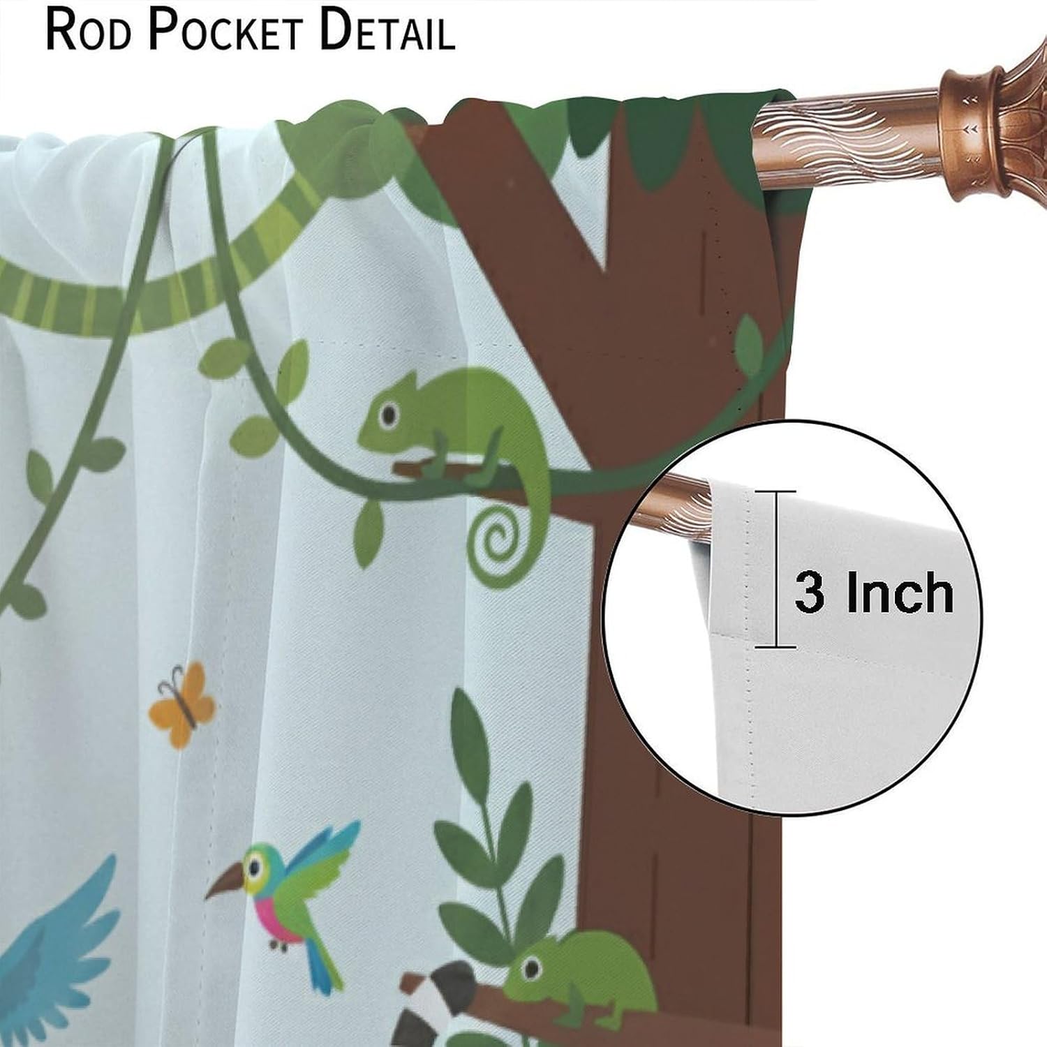 Aesthetic Tropical Jungle Anim - Baby Nursery Youtube ulasan dan harga