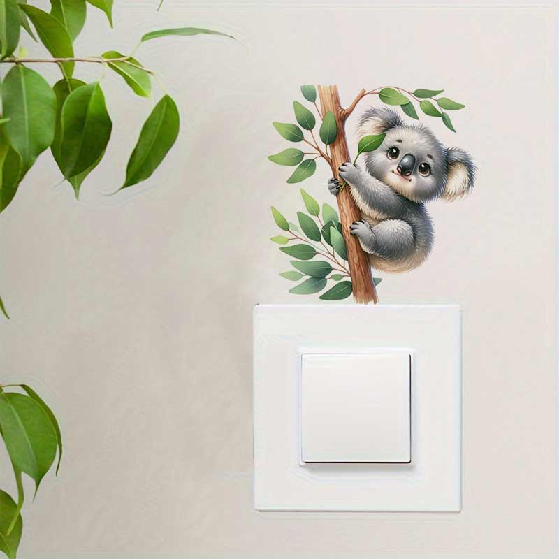Cute Koala Wall Sticker Baby K - Baby Nursery Mural Wallpaper ulasan dan harga