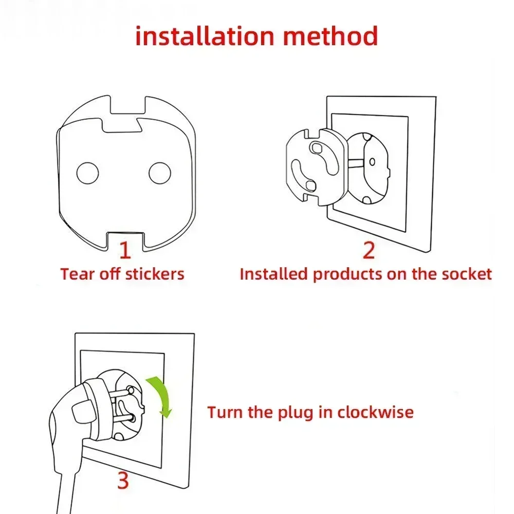 1/10pcs  Baby Safety Child Ele - Outlet Cover Childproof ulasan dan harga