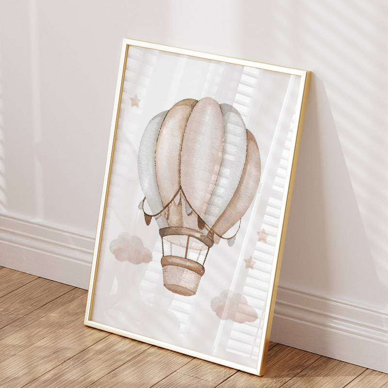 Cute Elephant Hot Balloon Moon - Baby Nursery Animal Pictures ulasan dan harga
