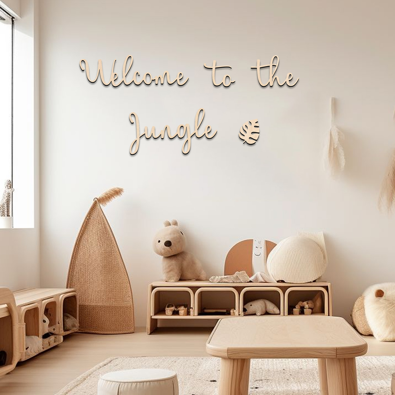 Welcome to the Jungle Wooden S - Baby Nursery Animal Theme ulasan dan harga