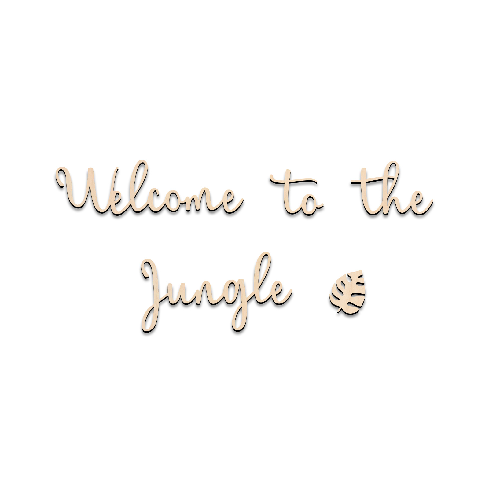 Welcome to the Jungle Wooden S - Baby Nursery Animal Theme ulasan dan harga