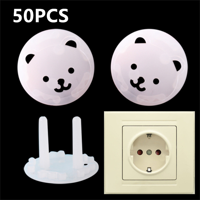 10/20/50PCS Baby Safety Child  - Outlet Cover Childproof ulasan dan harga