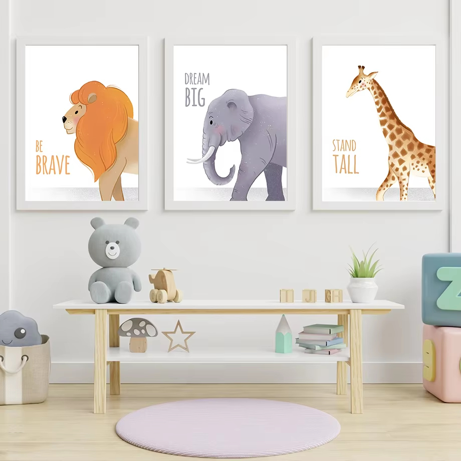 Inspirational quotes Nursery W - Baby Nursery Animal Pictures ulasan dan harga