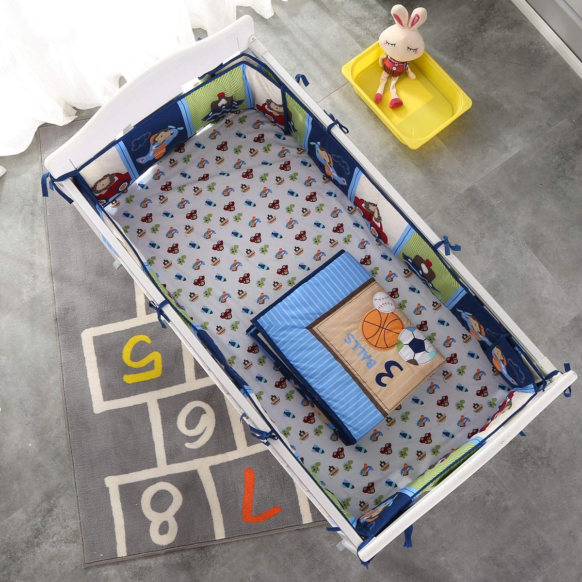 7Piece Crib Bedding Set Infant - Baby Nursery Sets ulasan dan harga