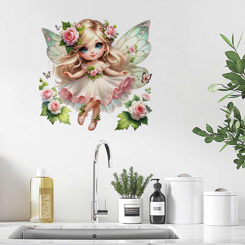 Fairy Wall Sticker Baby Kids R - Baby Nursery Mural Wallpaper ulasan dan harga